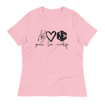 Peace and Love Women's Relaxed Tee