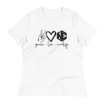 Peace and Love Women's Relaxed Tee